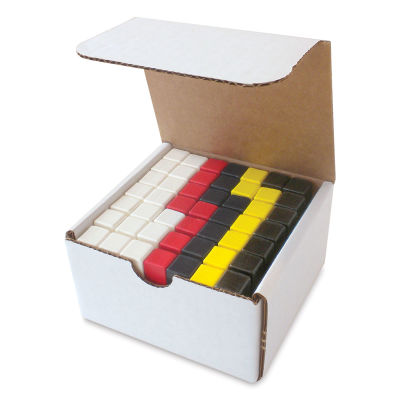 Enkaustikos EnkaustiKolor Paint Sets - Set of 49 pc Classpack in Primary Colors shown in open package