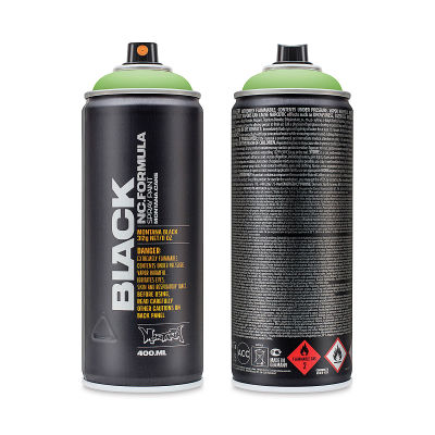 Montana Black Spray Paint - Infra Green, 400 ml can