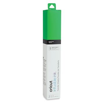 Open in modal - Cricut Infusible Ink Solid Transfer Sheets - Bright Green - front of packaging