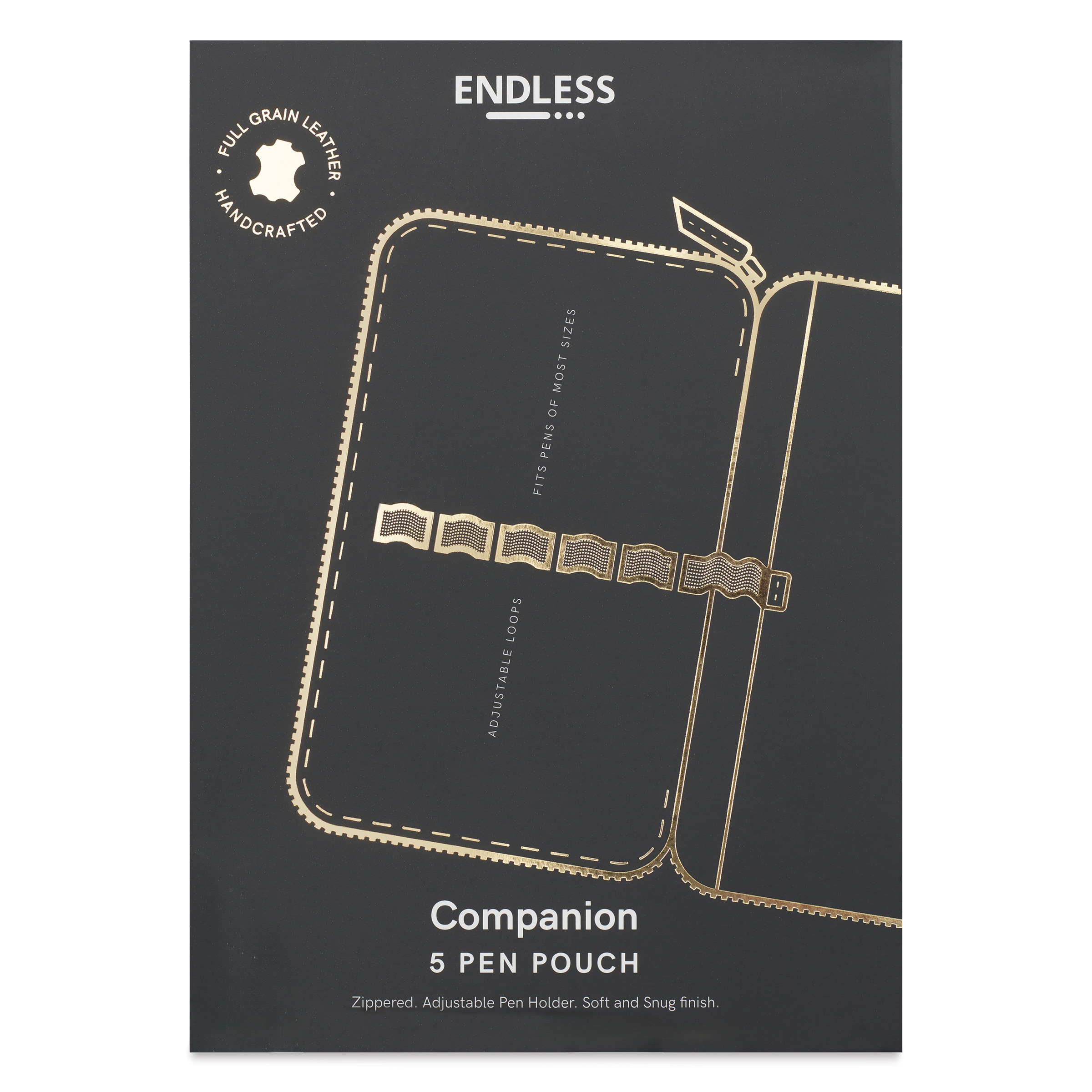 Endless Companion 5 Pen Pouch - Black | BLICK Art Materials