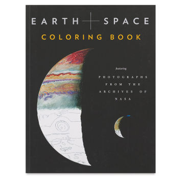 Earth and Space Coloring Book - Front cover of Book