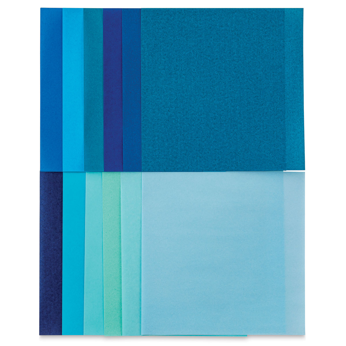 Aitoh Shades of Origami Paper - Blue, 5-7/8