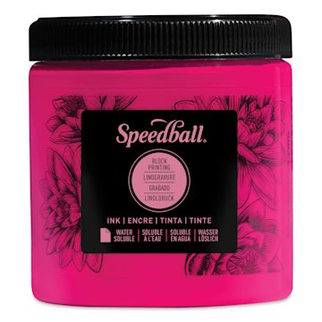 Open in modal - Speedball Water-Soluble Block Printing Ink - Magenta, 8 oz