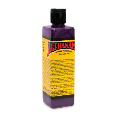 Alpha6 Alphanamel Lettering Enamel - Alpha Purple, 236.6 ml, Bottle