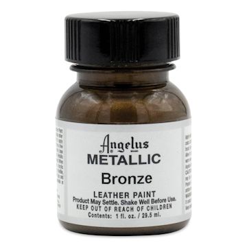 Open in modal - Angelus Acrylic Leather Paint - Bronze, Metallic, 1 oz