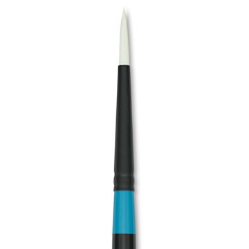 Open in modal - Princeton Series 6500 Aspen Synthetic Brush - Short Handle, Round, Size 4, close-up