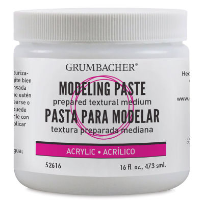 Grumbacher Acrylic Modeling Paste - 16 oz, Jar