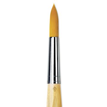 Open in modal - Da Vinci Junior Synthetic Brush - Round, Short Handle, Size 18 close-up