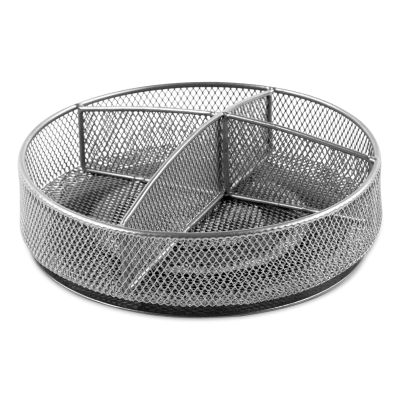 Design Ideas MeshWorks Spinner Tray (angled view)