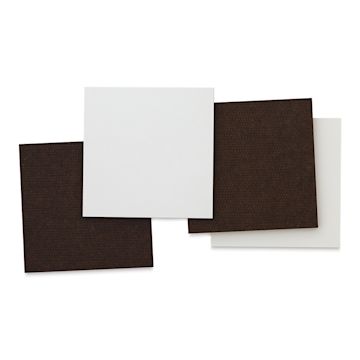 Open in modal - Ampersand Claybord Art Tiles - 3-1/2" W x 3-1/2" L x 1/8" D, Package of 4