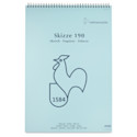 Hahnemühle Skizze Spiral-Bound Sketch Pad - 16.53" x 23.38", 50 Sheets, 190 gsm