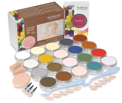 PanPastel Artists’ Painting Pastels Set - Portrait Colors, Set of 20 ...