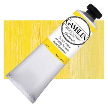 Gamblin Artist's Oil Color - Radiant Yellow, 37 ml tube