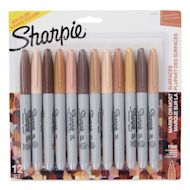 Sharpie Fine Point Permanent Markers - Set of 12, Portrait Colors