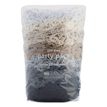 Open in modal - Friendly Loom Pro Size Cotton Loops - Neutrals, Party Pack