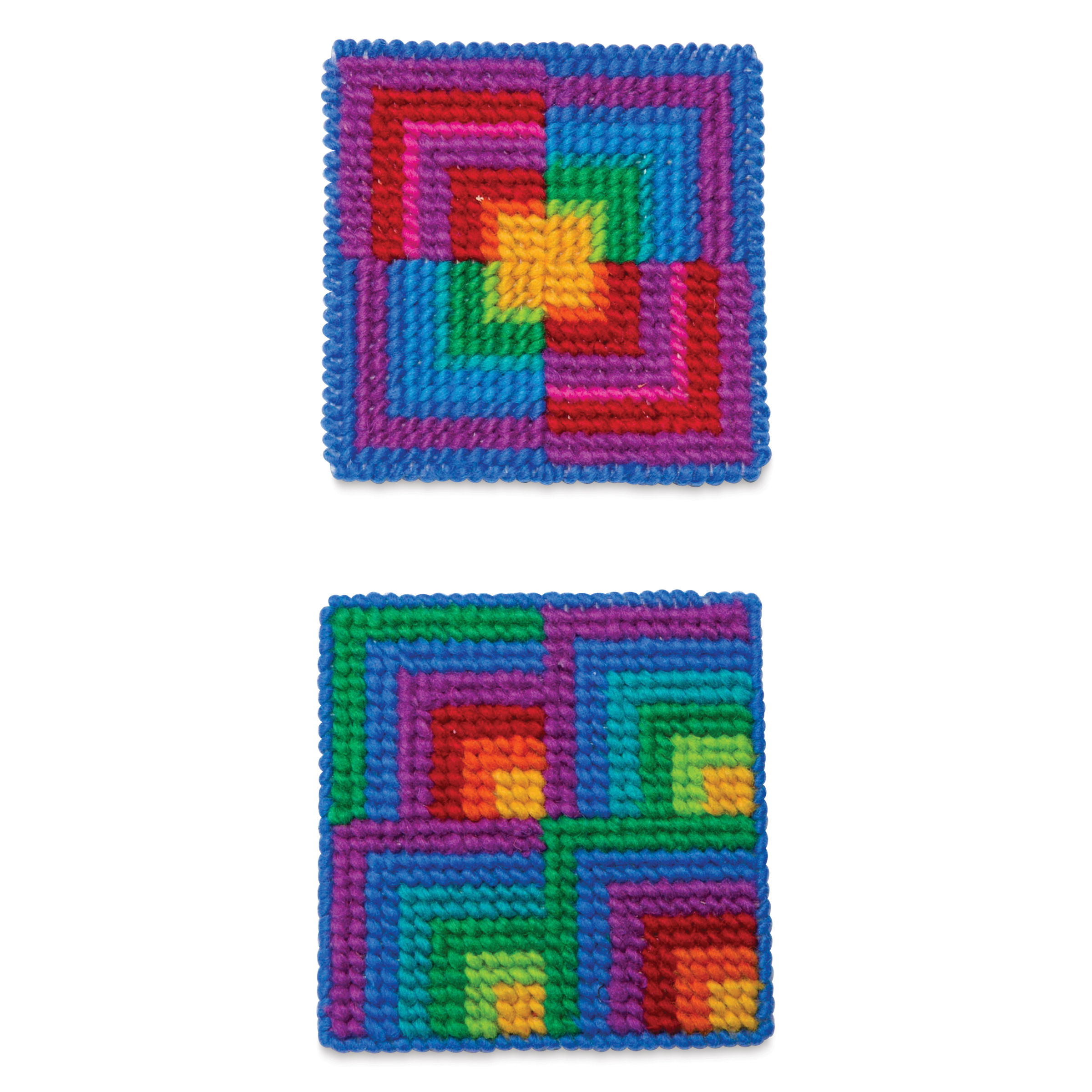 Friendly Loom Needlepoint Coaster Kit | BLICK Art Materials