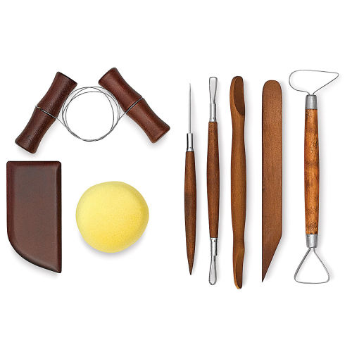 Makin's Professional Clay Texture Tools Set (8 Pieces)