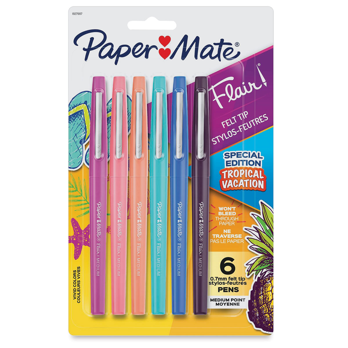 PaperMate Flair Tip Pen- Medium Point Black, Writing Pens: Maxi-Aids, Inc.