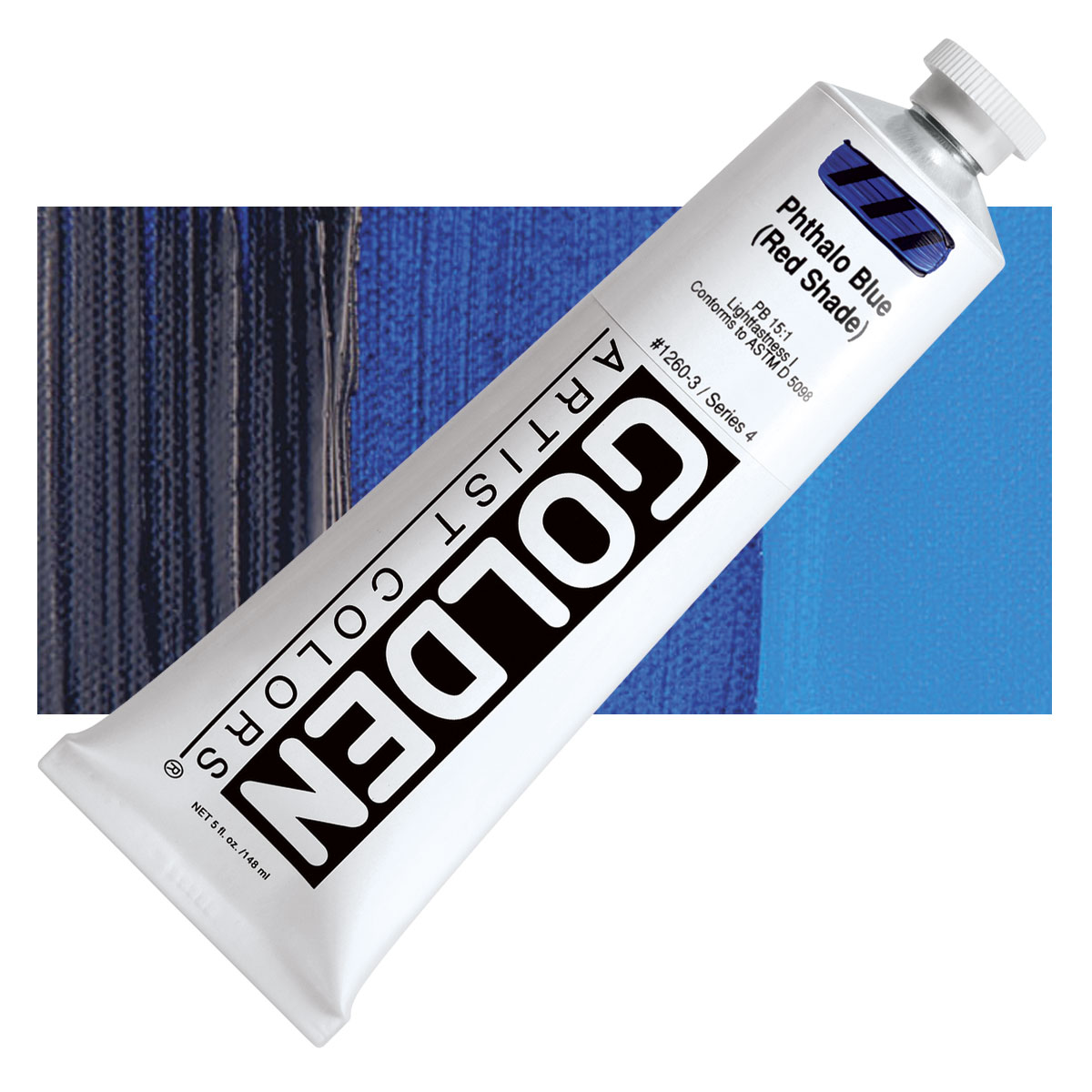 Blick Studio Acrylics - Phthalo Blue, 4 oz Tube