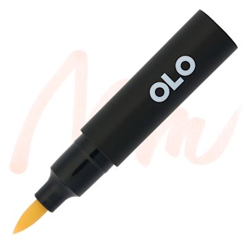 Open in modal - Olo Brush-Tip Half Marker - OR1.0, Sea Shell - Marker and Swatch