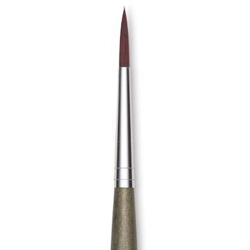 Open in modal - Da Vinci Forte Synthetic Brush - Round, Short Handle, Size 4, close-up