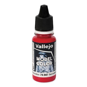 Open in modal - Vallejo Acrylic Model Color Paint - Dark Vermilion, 18 ml