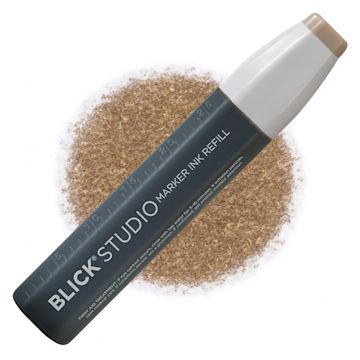 Open in modal - Blick Studio Marker Refill - Sepia, 091, swatch and refill