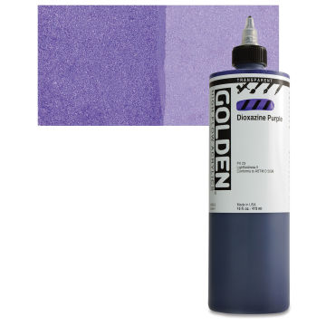 Golden High Flow Acrylics - Dioxazine Purple, 1 oz bottle