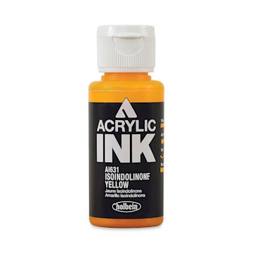 Open in modal - Holbein Acrylic Ink - Isoindolinone Yellow, 30 ml