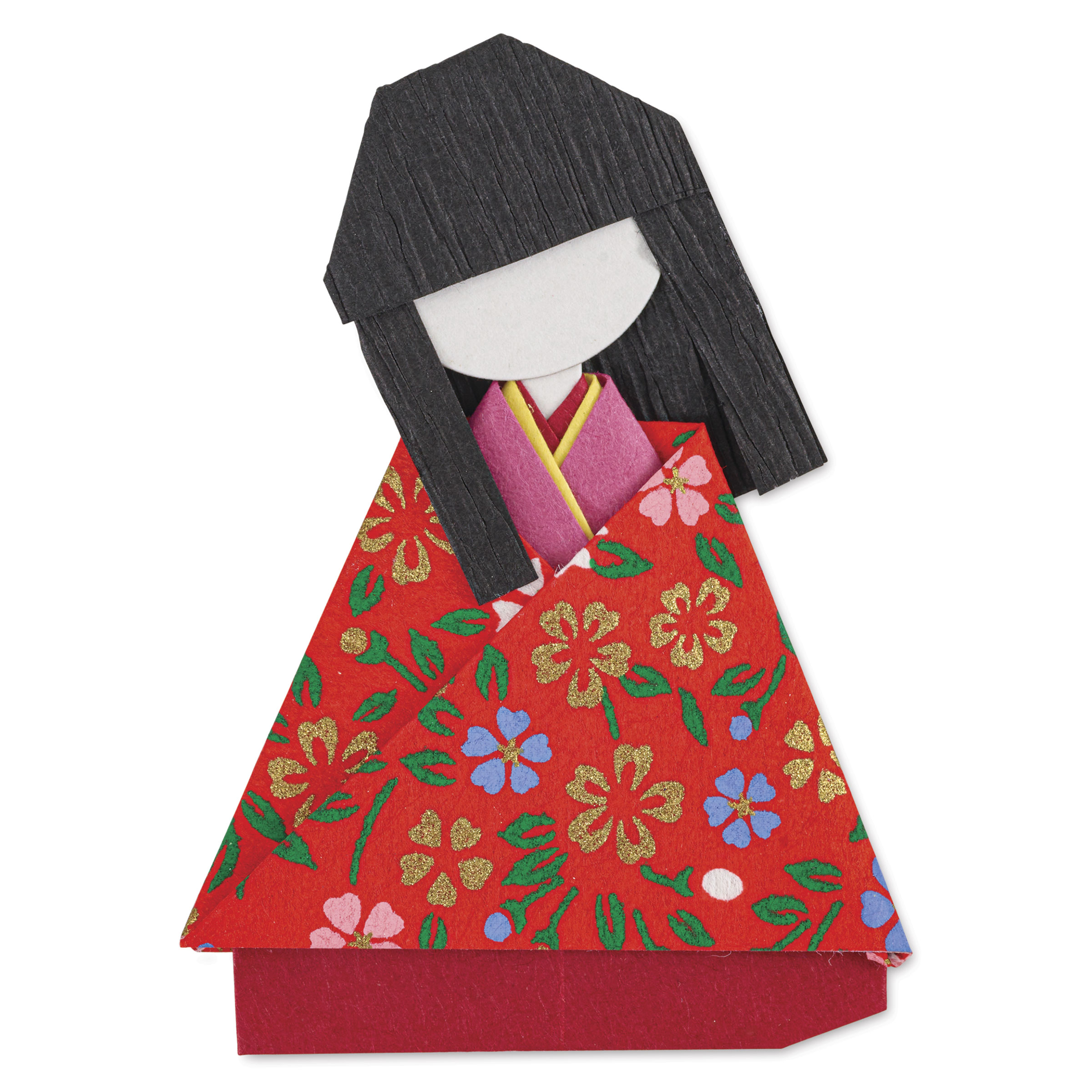 Aitoh Kimono Paper Doll Origami Kit | BLICK Art Materials