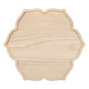 Leisure Arts Large Welled Wood Surface - Flower, 10" x 8.6"
