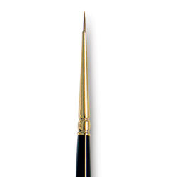 Da Vinci Maestro Kolinsky Brush - Full Belly Round, Short Handle, Size 5/0