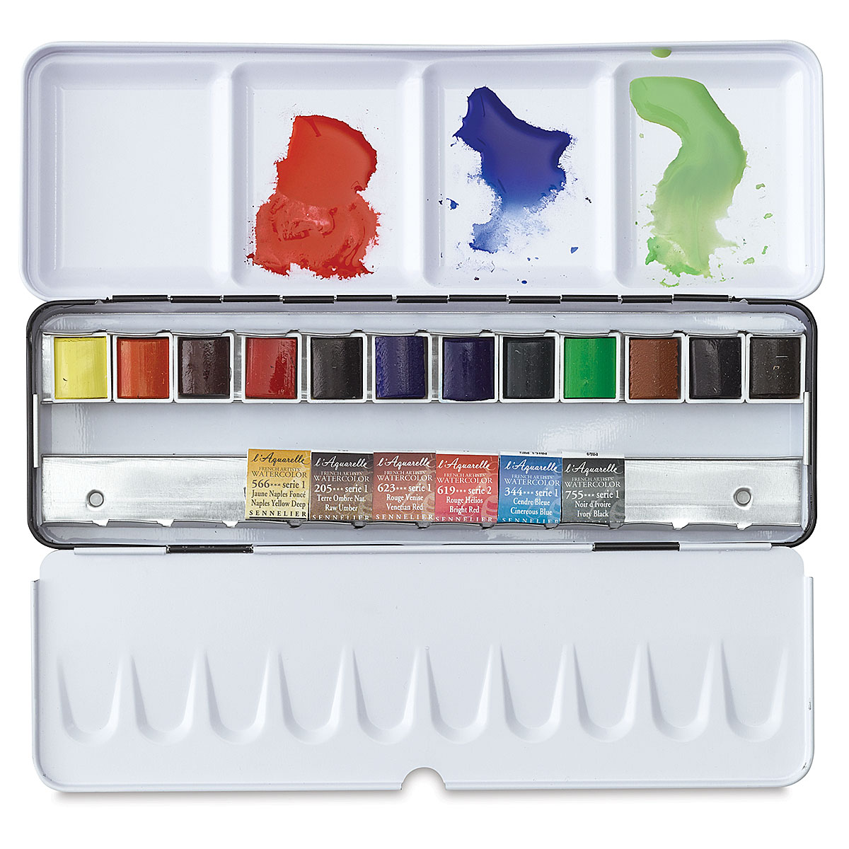 Sennelier French Artists Watercolor Paint Half Pans and Sets