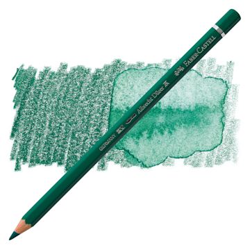 Open in modal - Faber-Castell Albrecht Durer Watercolor Pencil - Hooker's Green pencil and swatch