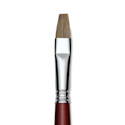 Escoda Bravo Light Ox Hair Brush - Bright, Long Handle, Size 14