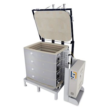 Open in modal - L&L Davinci Rectangular Kiln - T2336-D, Cone 10, 208V-3P, 82.7A, 36" H x 35-1/4" W x 26-1/2" D