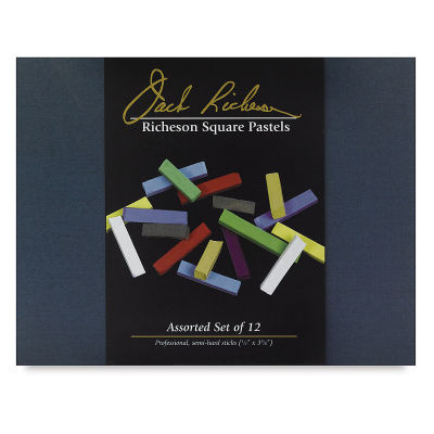 Richeson Semi-Hard Square Pastel - Set of 12