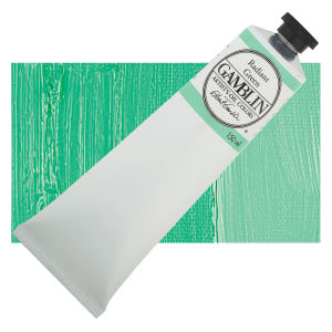 Gamblin Artist's Oil Color - Radiant Green, 150 ml tube