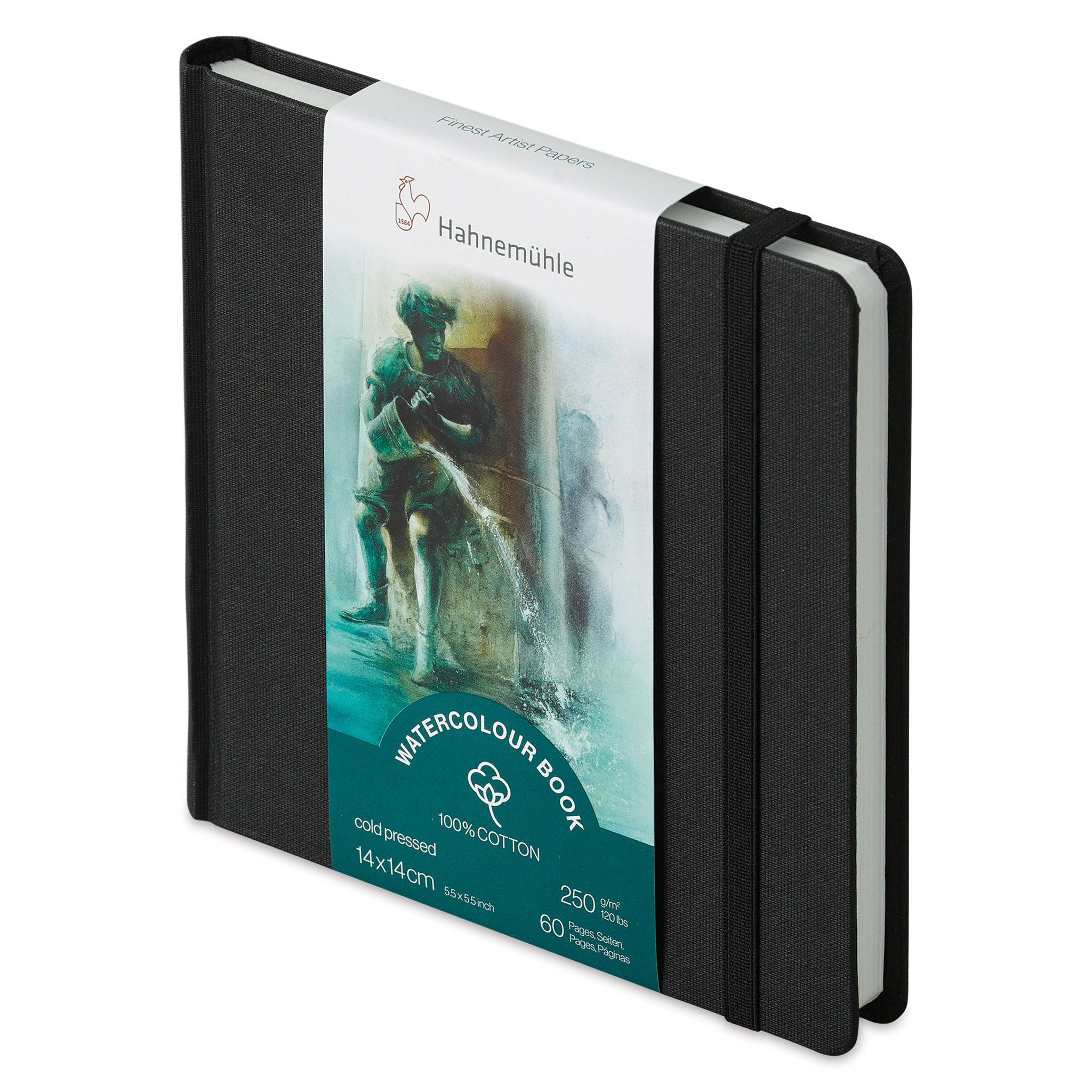 Hahnemhle Watercolor Book - 5.5 inch x 5.5 inch, 60 Pages, Square