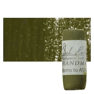 Open in modal - Richeson Soft Handrolled Pastel - Earth Brown EB47, pastel and swatch