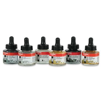 Open in modal - Amsterdam Acrylic Ink - Lettering, Set of 6