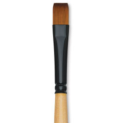 Dynasty Black Gold Brush - Bright, Long Handle, Size 6