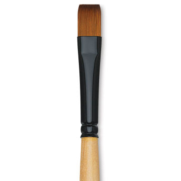 Dynasty Black Gold Synthetic Brush - Bright, Long Handle
