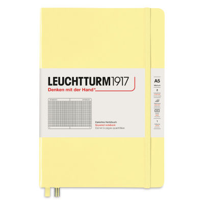 Leuchtturm1917 Squared Hardbound Notebook - Vanilla, 5-3/4" x 8-1/4"