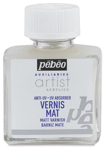 Open in modal - Acrylic Polymer Varnishes - Front of 75 ml Matte Varnish