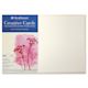 Strathmore Creative Cards and Envelopes - Full Size, Palm Beach White with Plain Edge, Pkg of 50, front