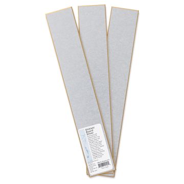 Open in modal - Aitoh Silver Paper Shikishi Boards - 2-1/5" x 14-1/4", Pkg of 3