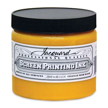 Open in modal - Jacquard Screen Printing Ink - Yellow, 16 oz