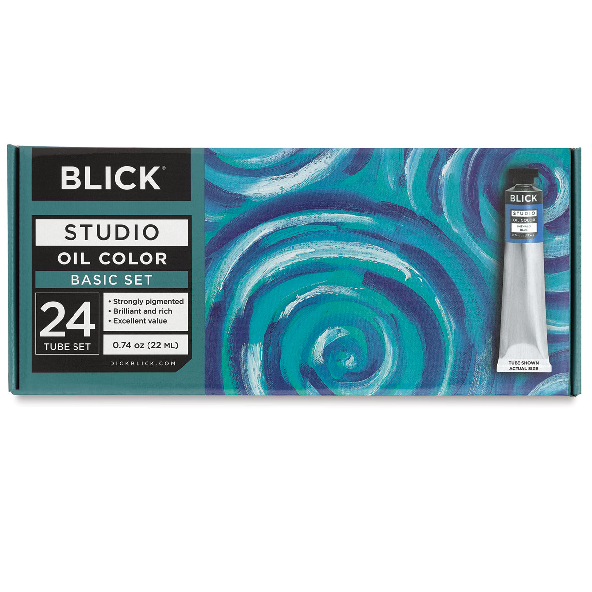 Blick Studio Oil Colors - Starter Set, Set of 10 colors, 40 ml