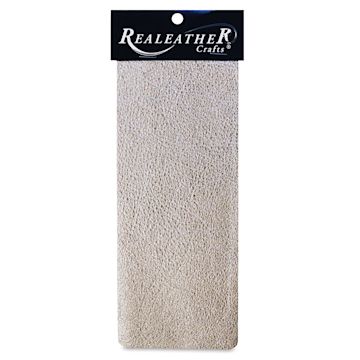 Open in modal - Realeather Metallic Leather Trim Pieces - Front of Silver package